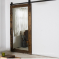 Porta de celeiro de madeira do espelho com trilha superior